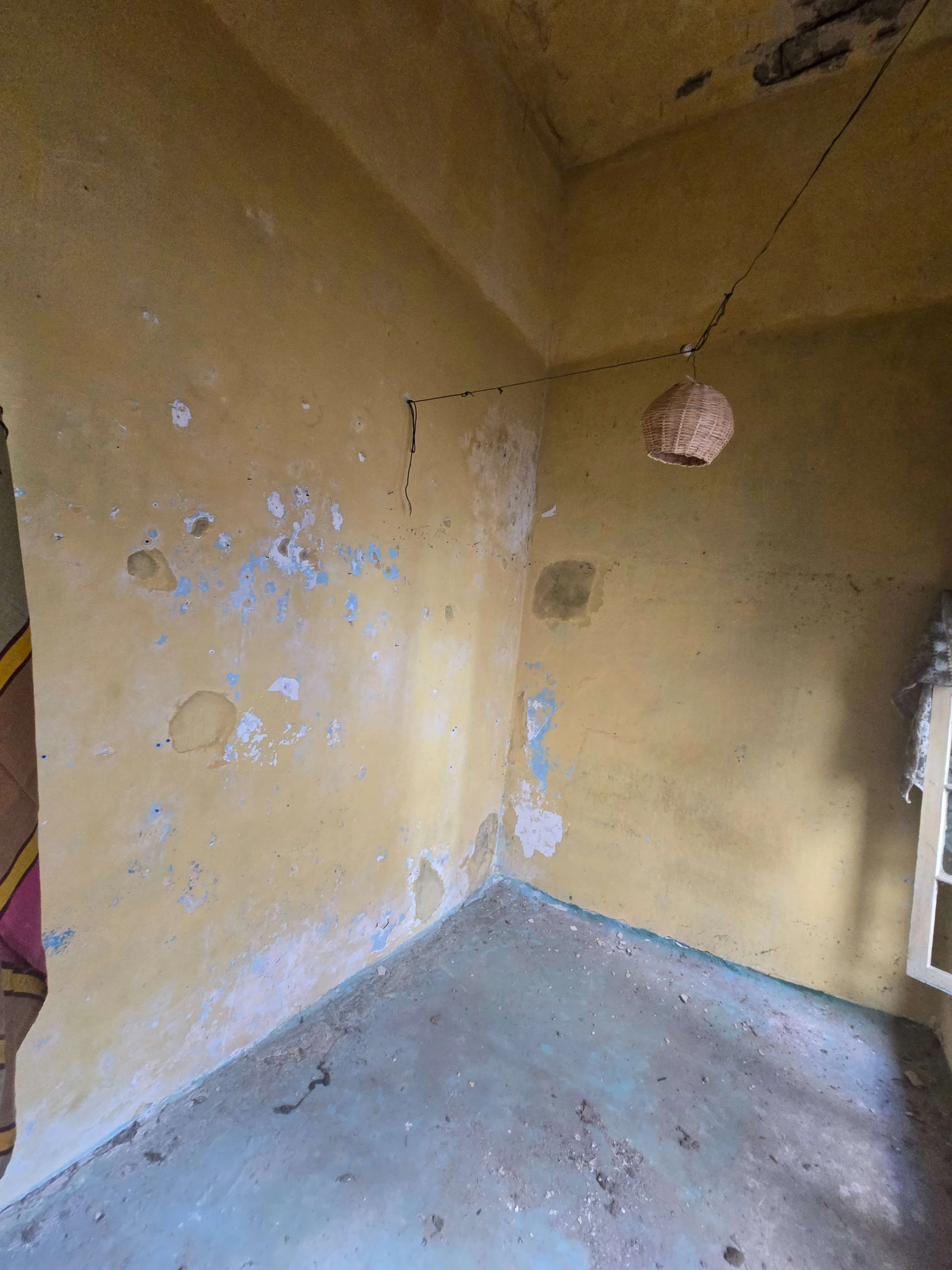 Central patio of riad with natural light