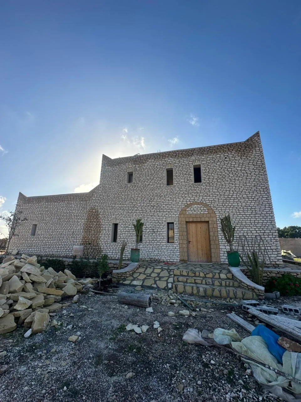 Garden and outdoor seating area