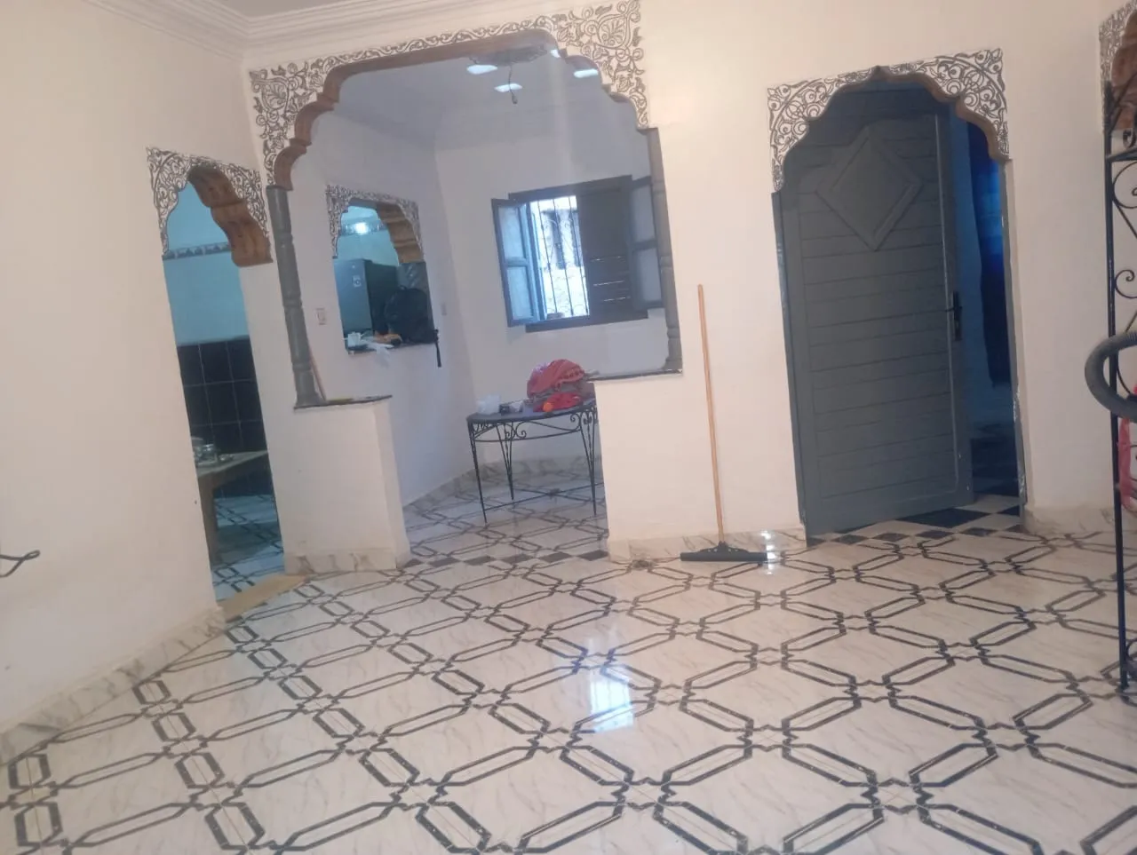 Main living room with natural light in Ghazoua house