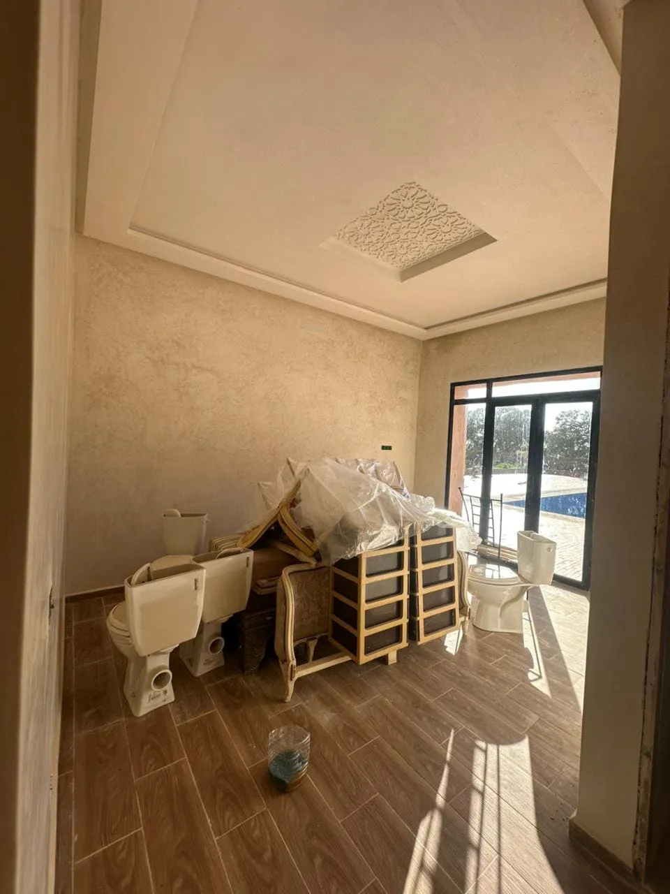 Master bedroom with private bathroom and terrace