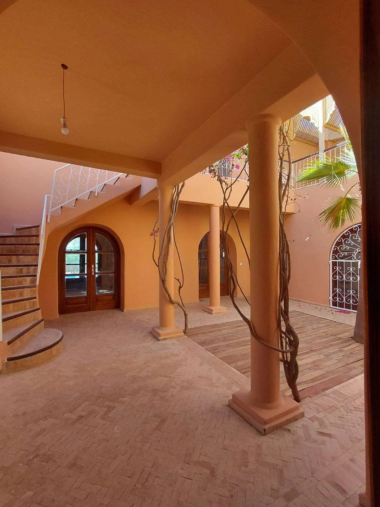 Outdoor terrace for dining and entertaining