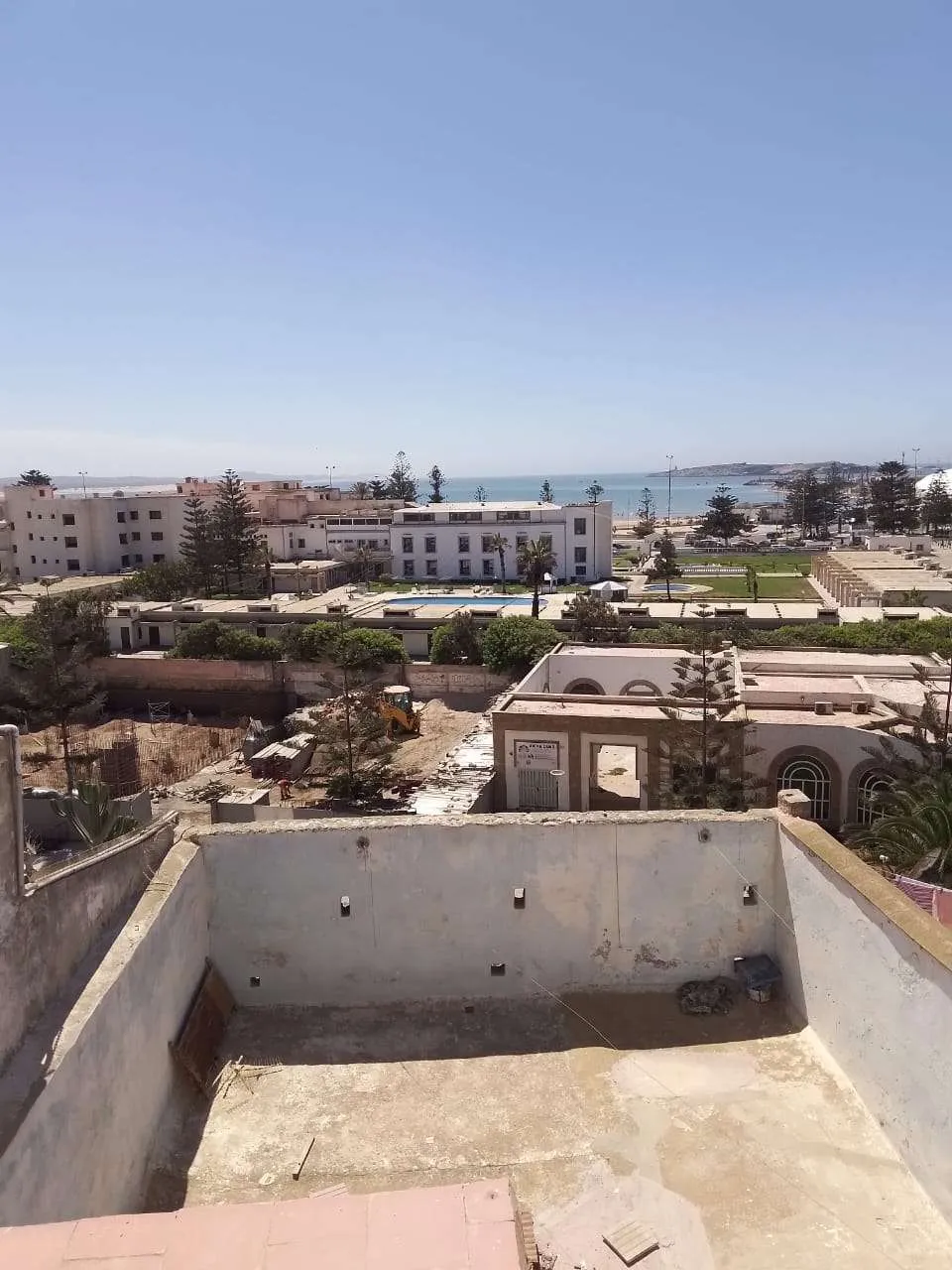 Riad with possible sea views from upper levels