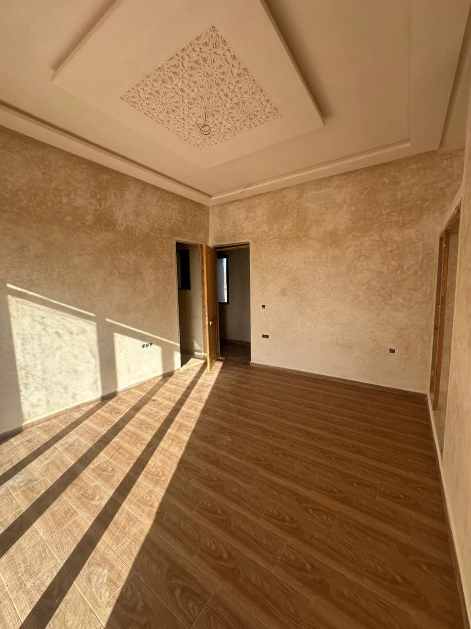 Villa bedroom with natural light and peaceful view