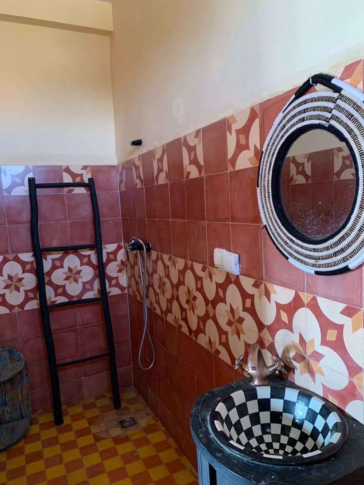 Bathroom inside the independent bungalow