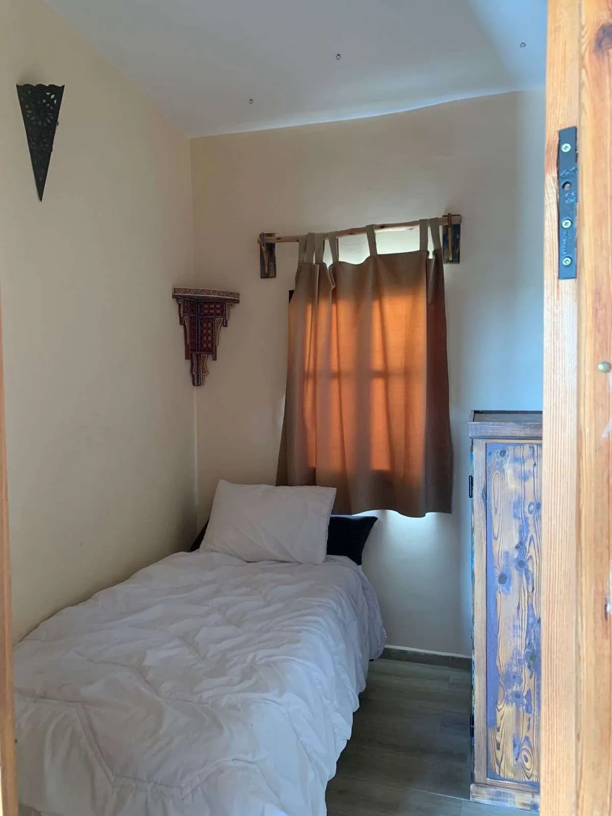 Bedroom located in the bungalow upper level