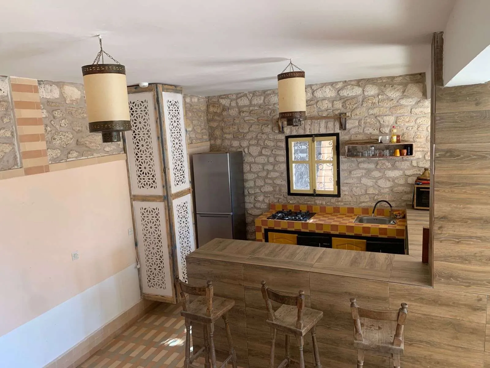 Functional kitchen with storage and cooking space