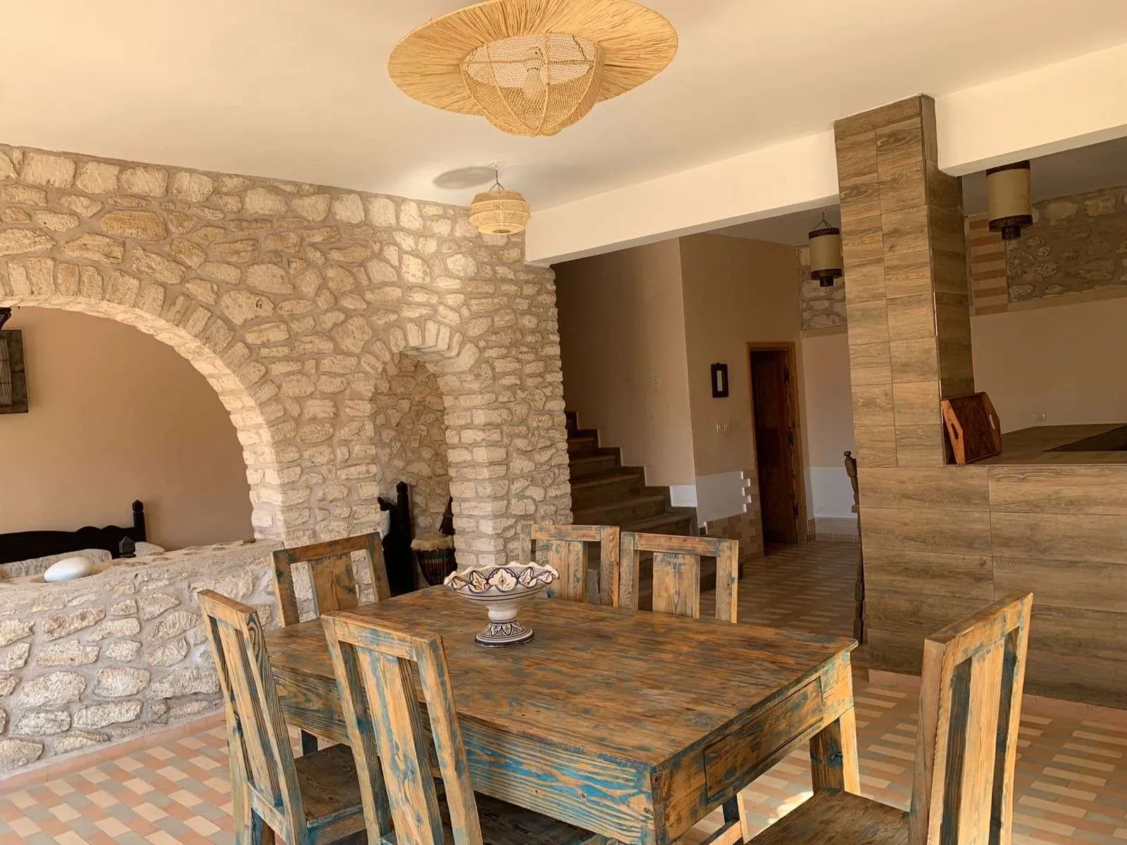 Kitchen inside the independent bungalow