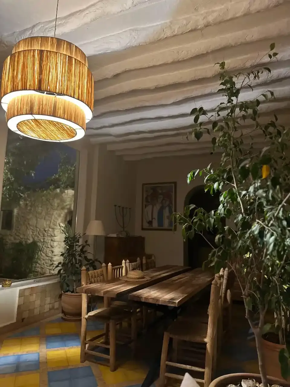 Living space with natural light and patio access