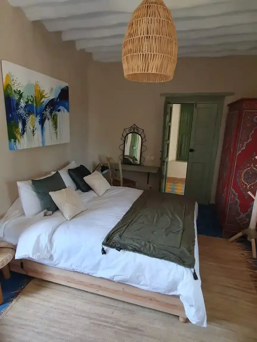 Master bedroom with private shower and WC