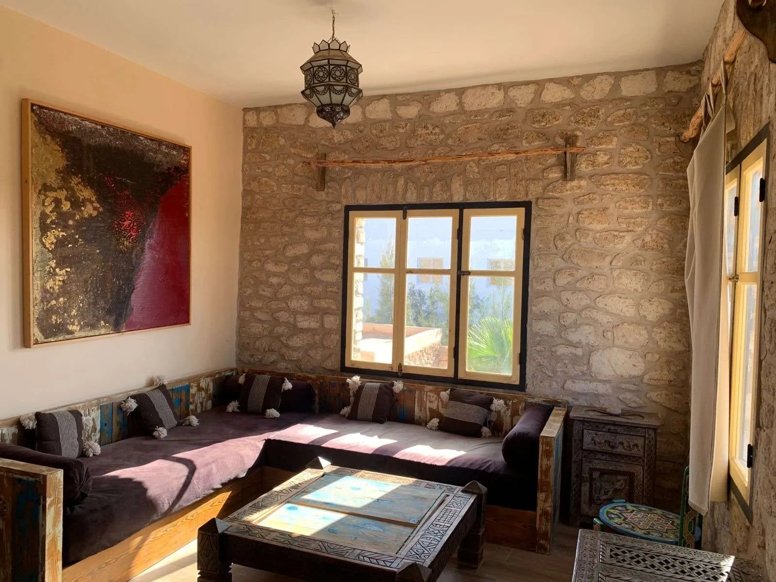 Spacious living room on the ground floor with comfortable seating area