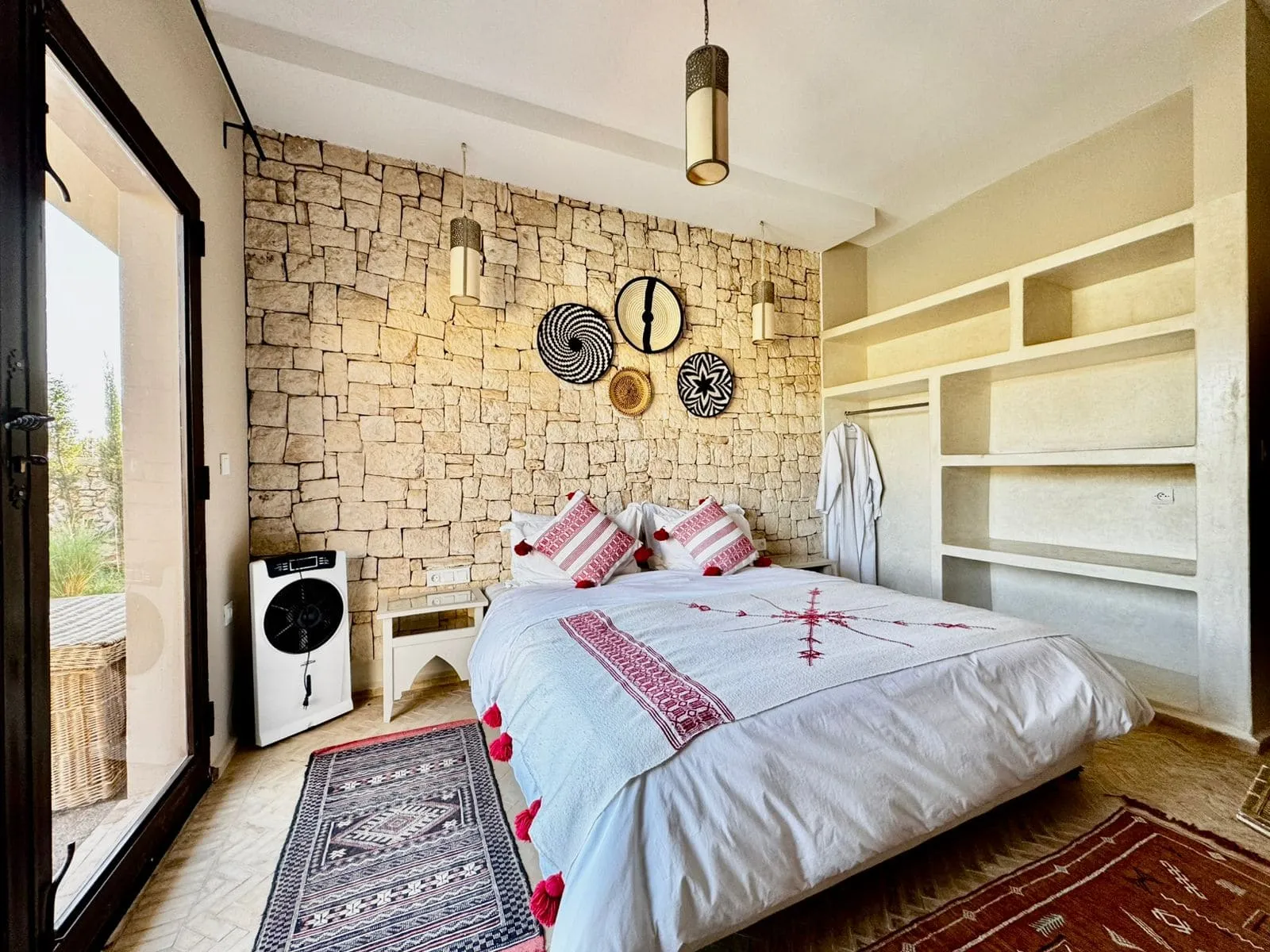 Façade de la villa située à 15 km d’Essaouira direction Ida Ougard