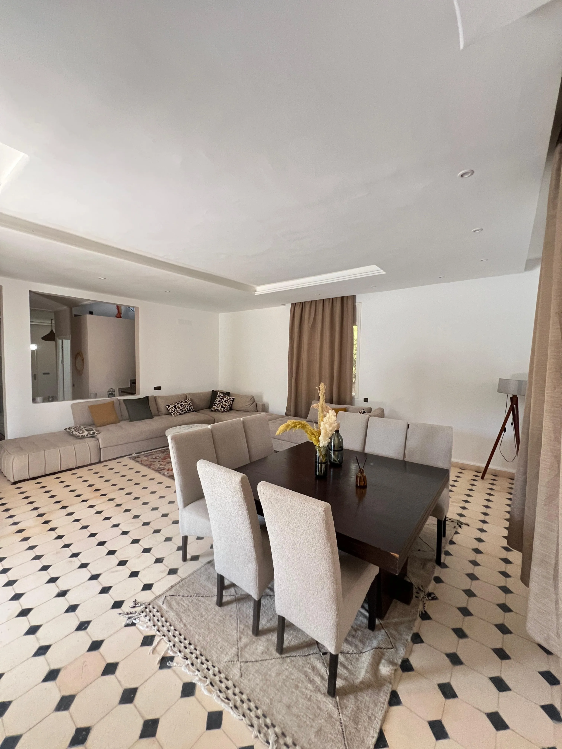 Functional kitchen inside furnished villa