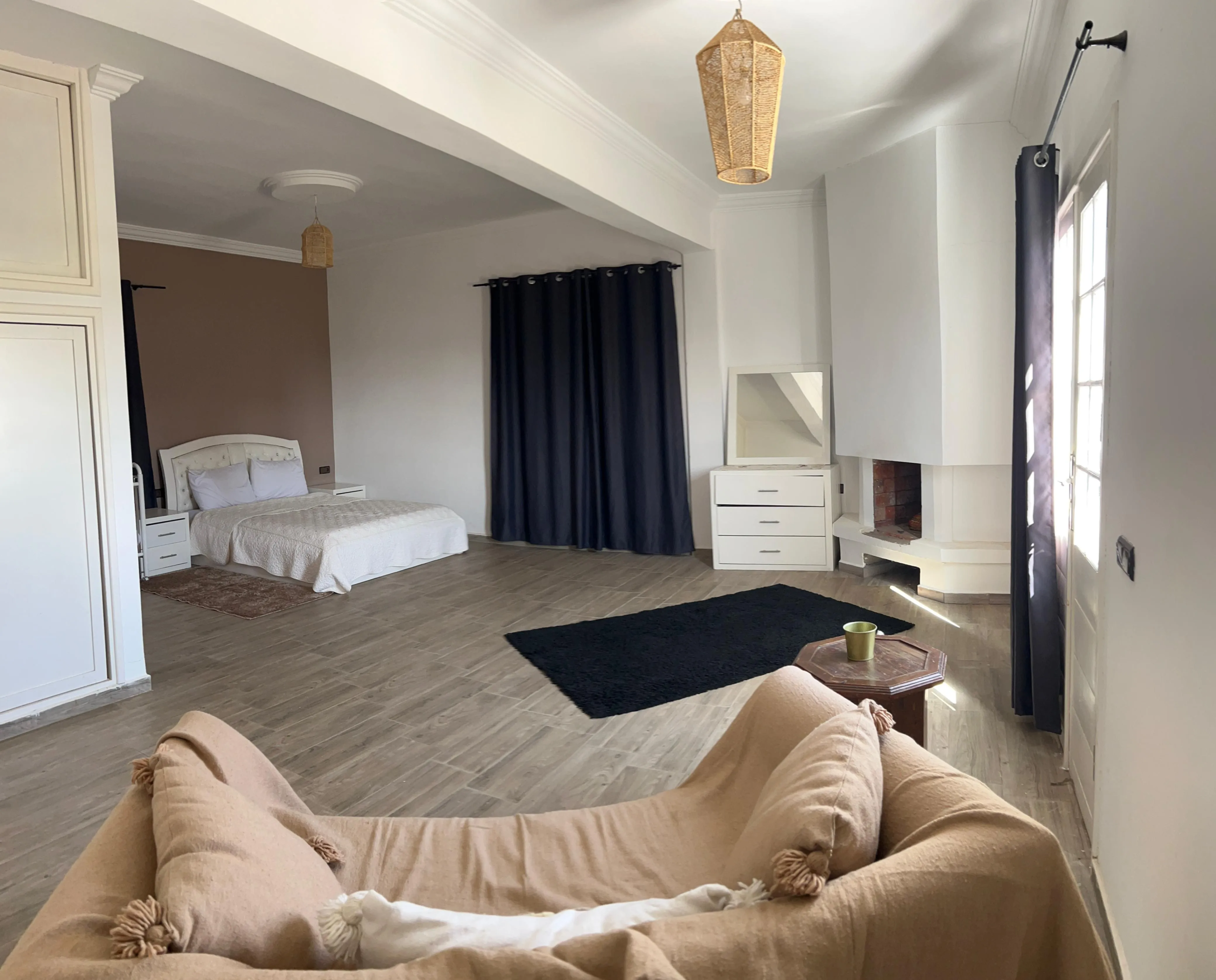 Second living room offering spacious indoor relaxation area