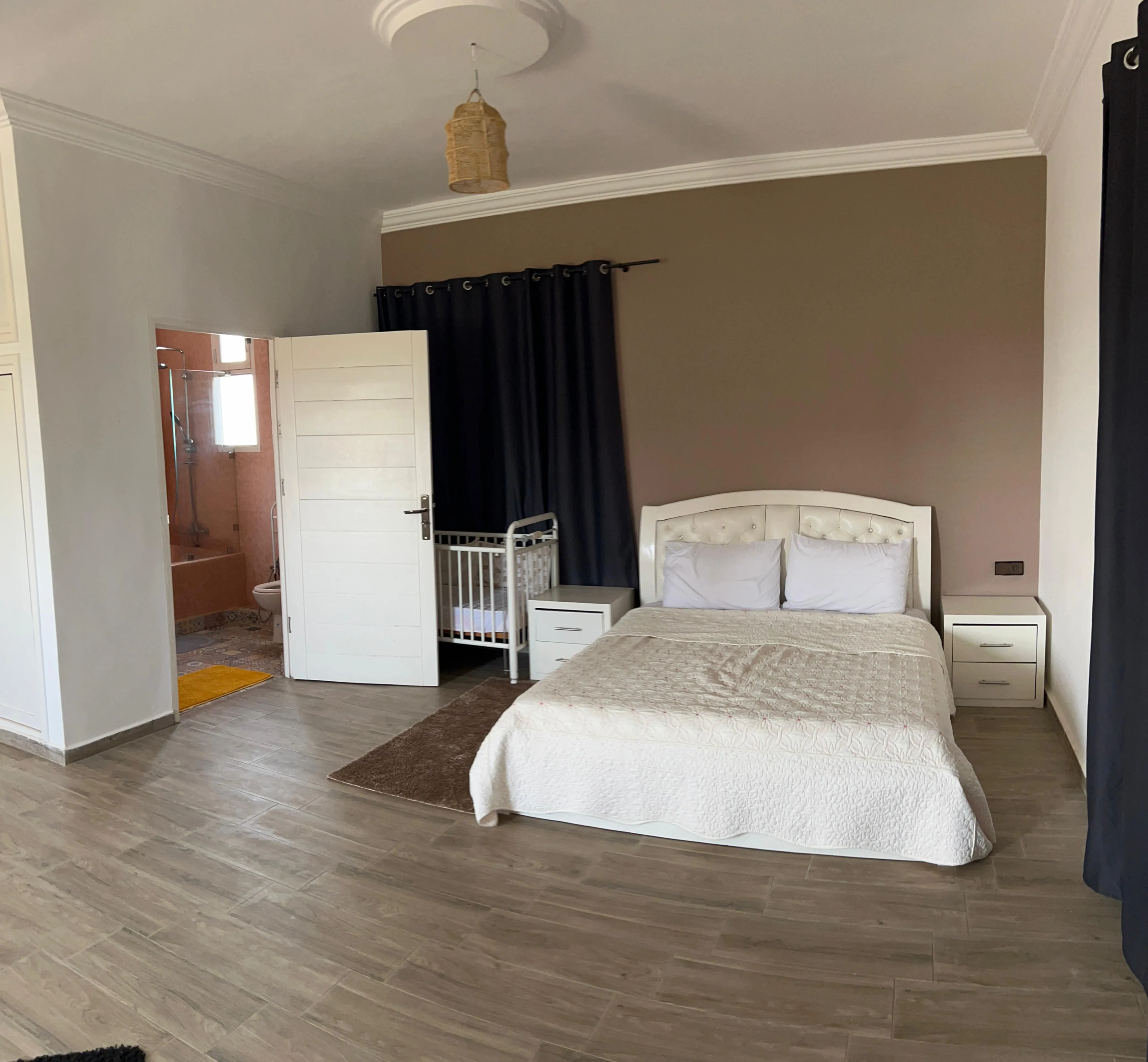 Third bedroom with private bathroom upstairs