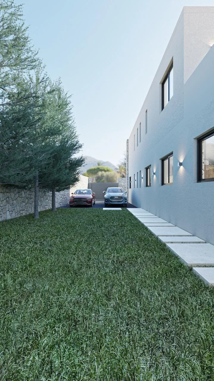 En-suite bedroom in new villa in Douar Laarab