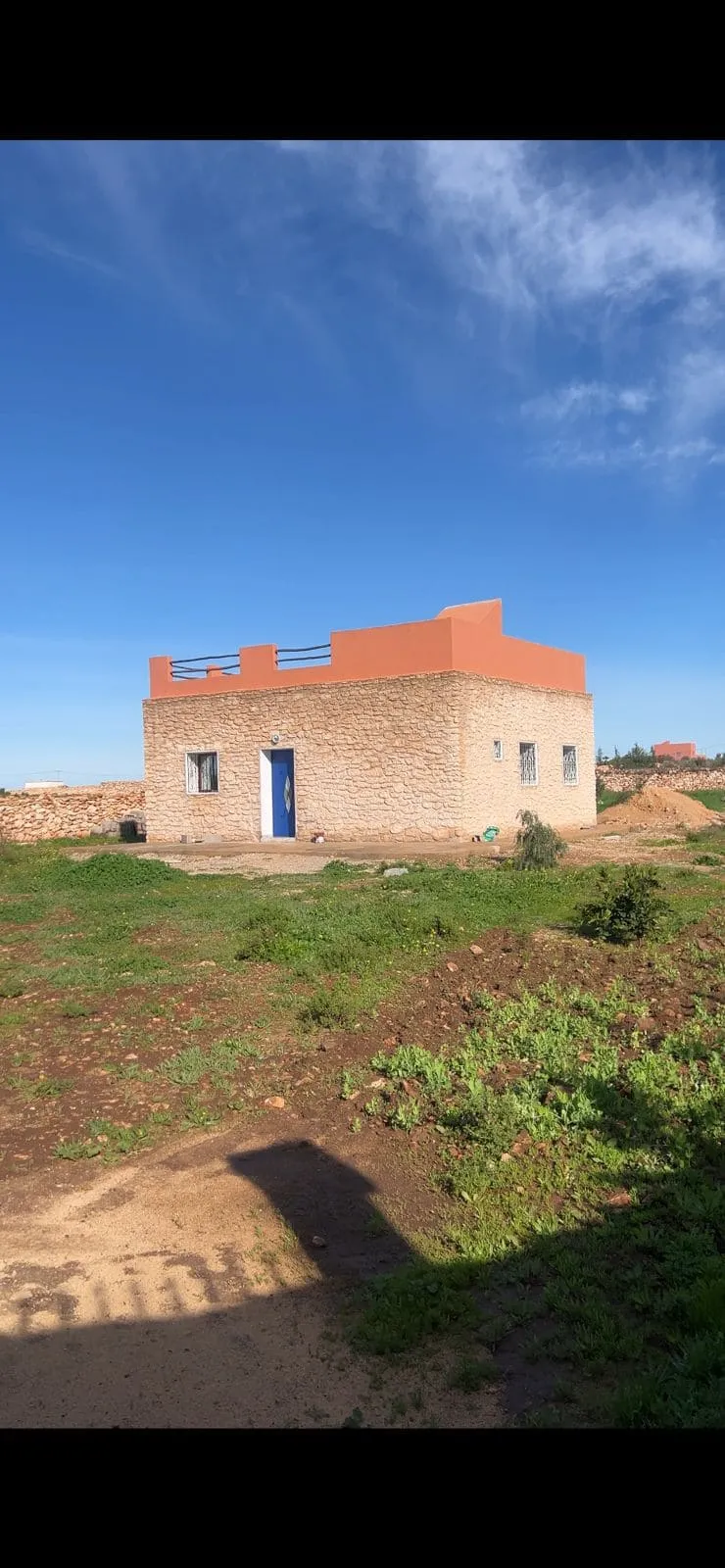 Large 1000 sqm land with house for rent Boutazart Essaouira
