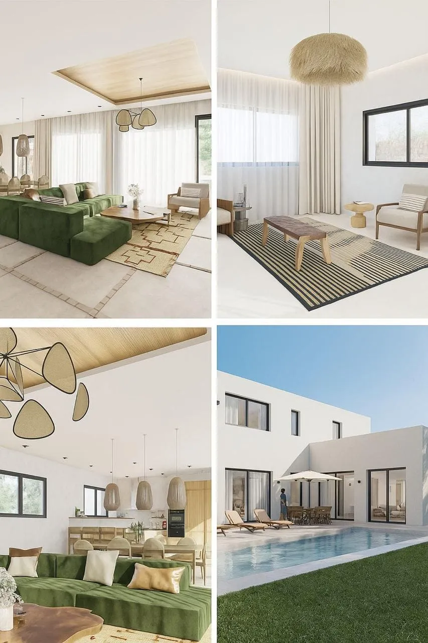 New villa with private pool in Douar Laarab