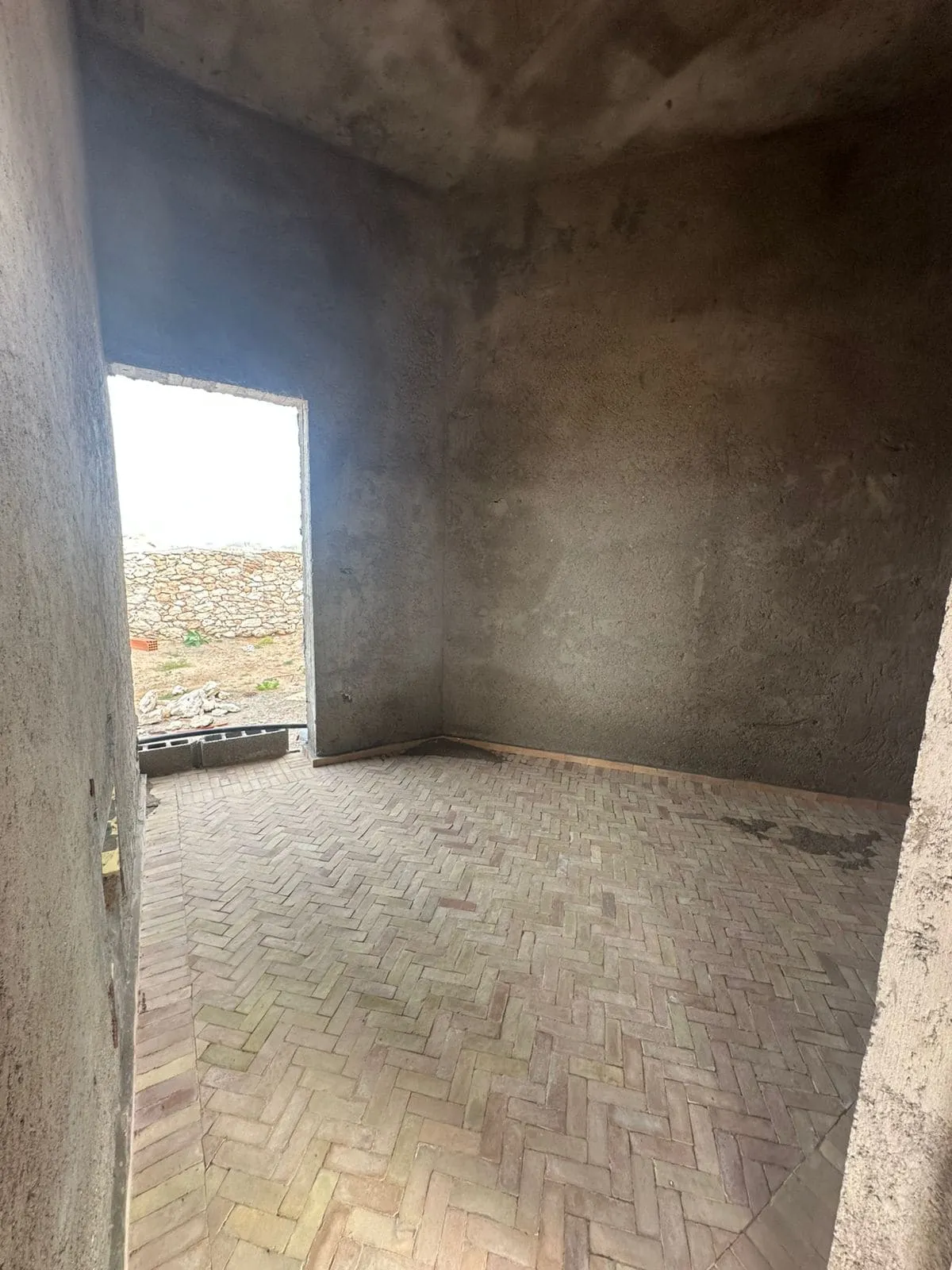 Modern kitchen space in villa with ocean view near Essaouira