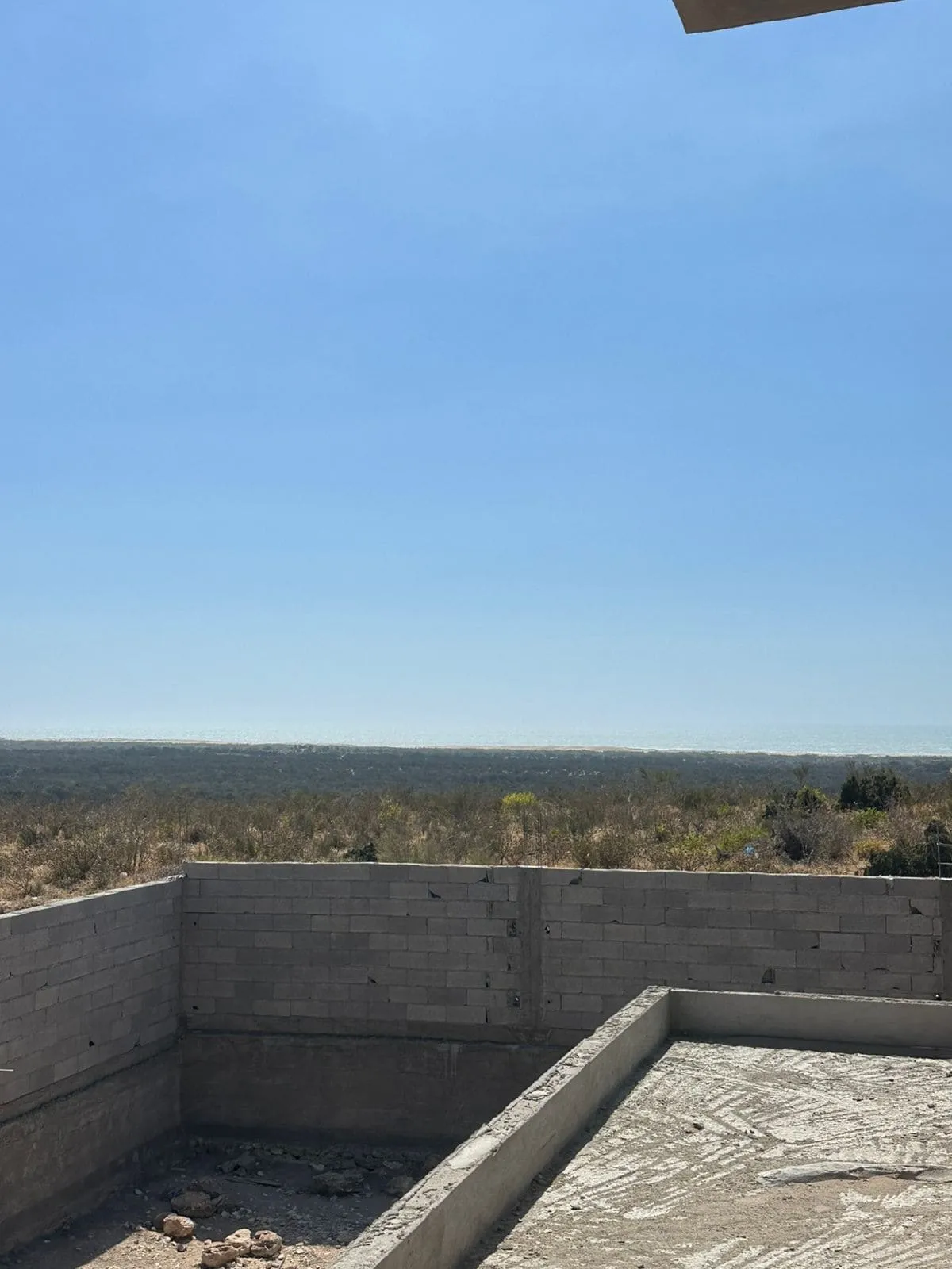 Balcony with sea view in Ghazoua