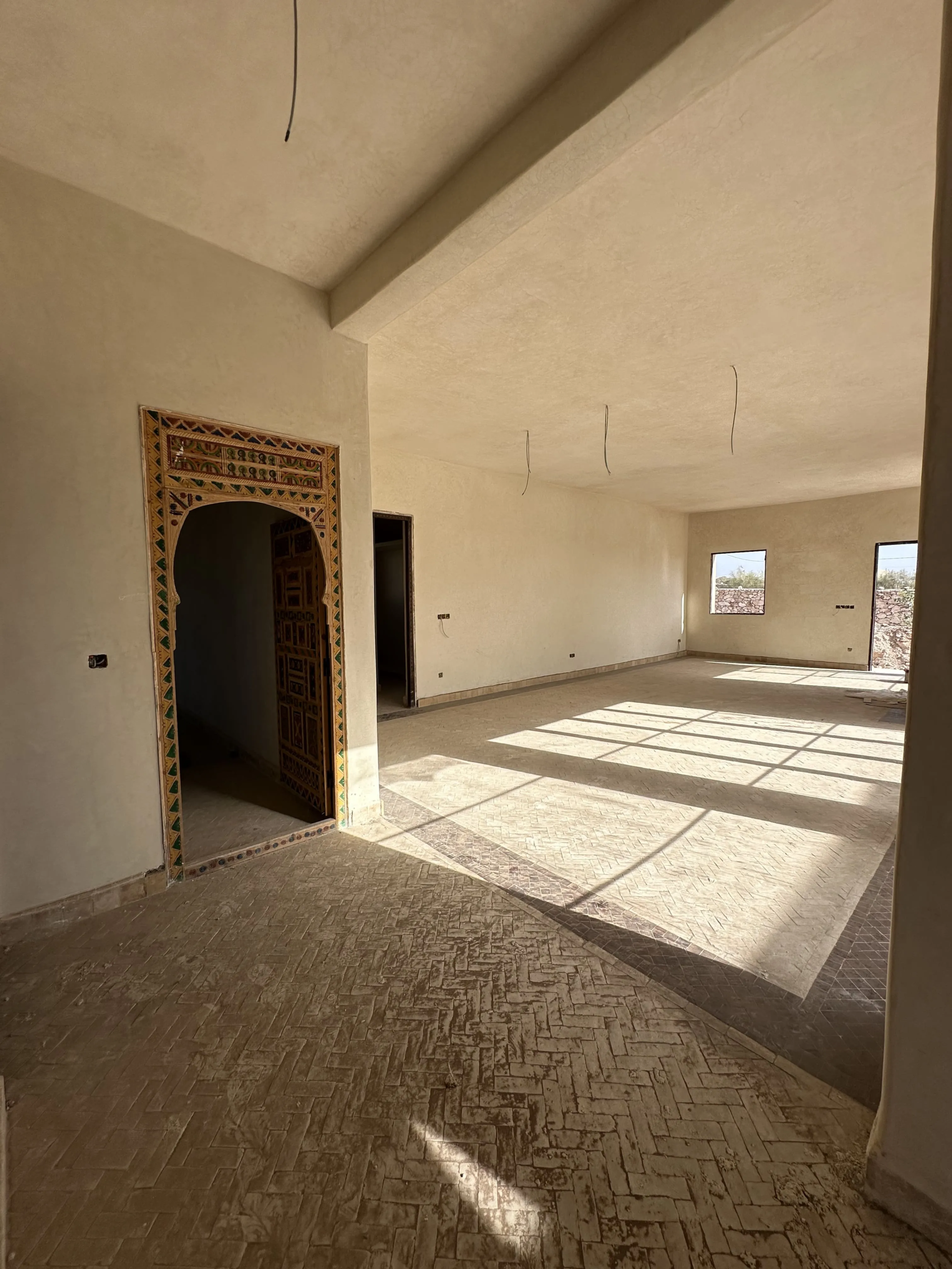 Bright interior of the 212 sqm villa in Ghazoua