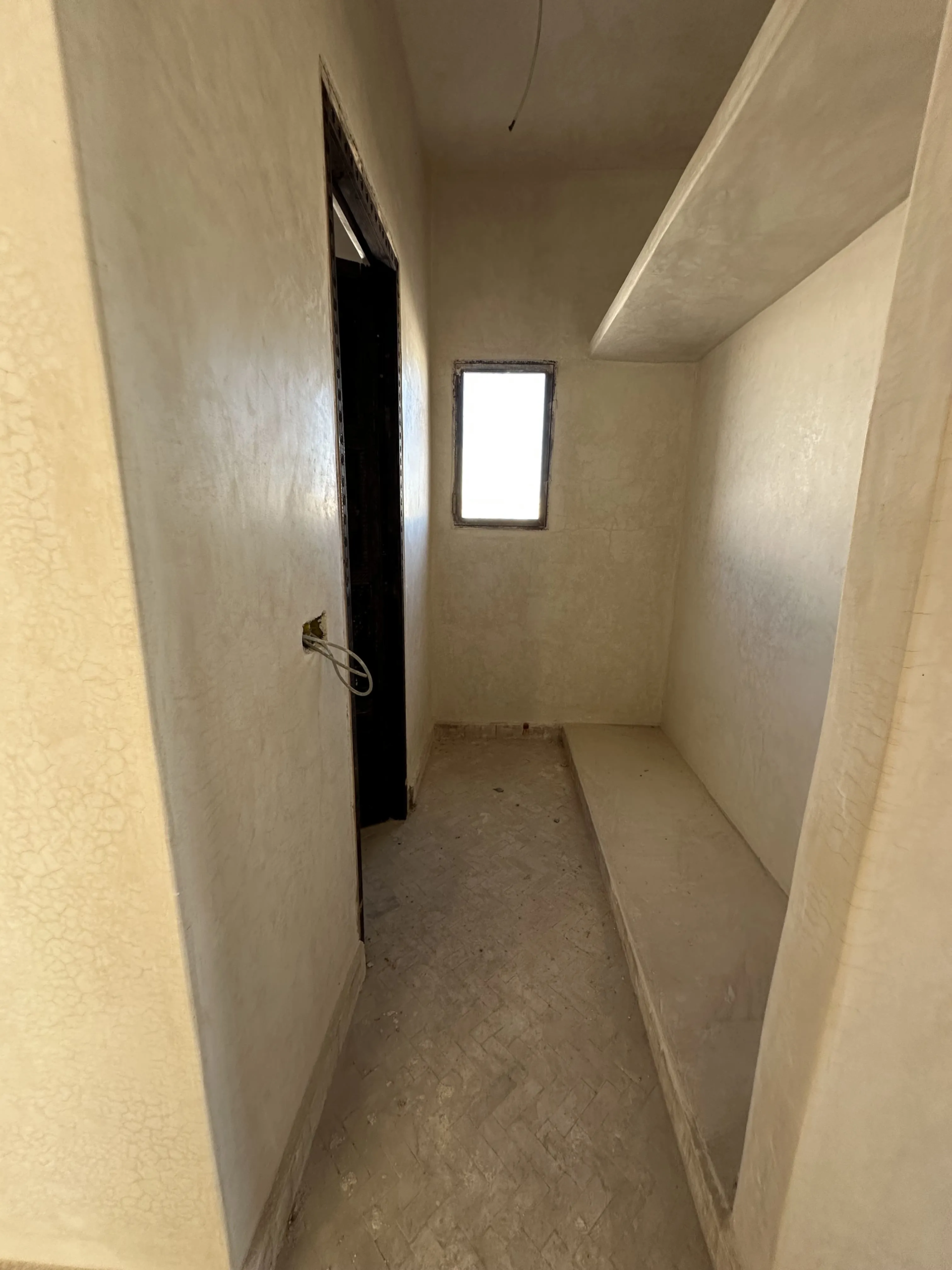 Dressing room of a bedroom in the villa in Ghazoua Essaouira