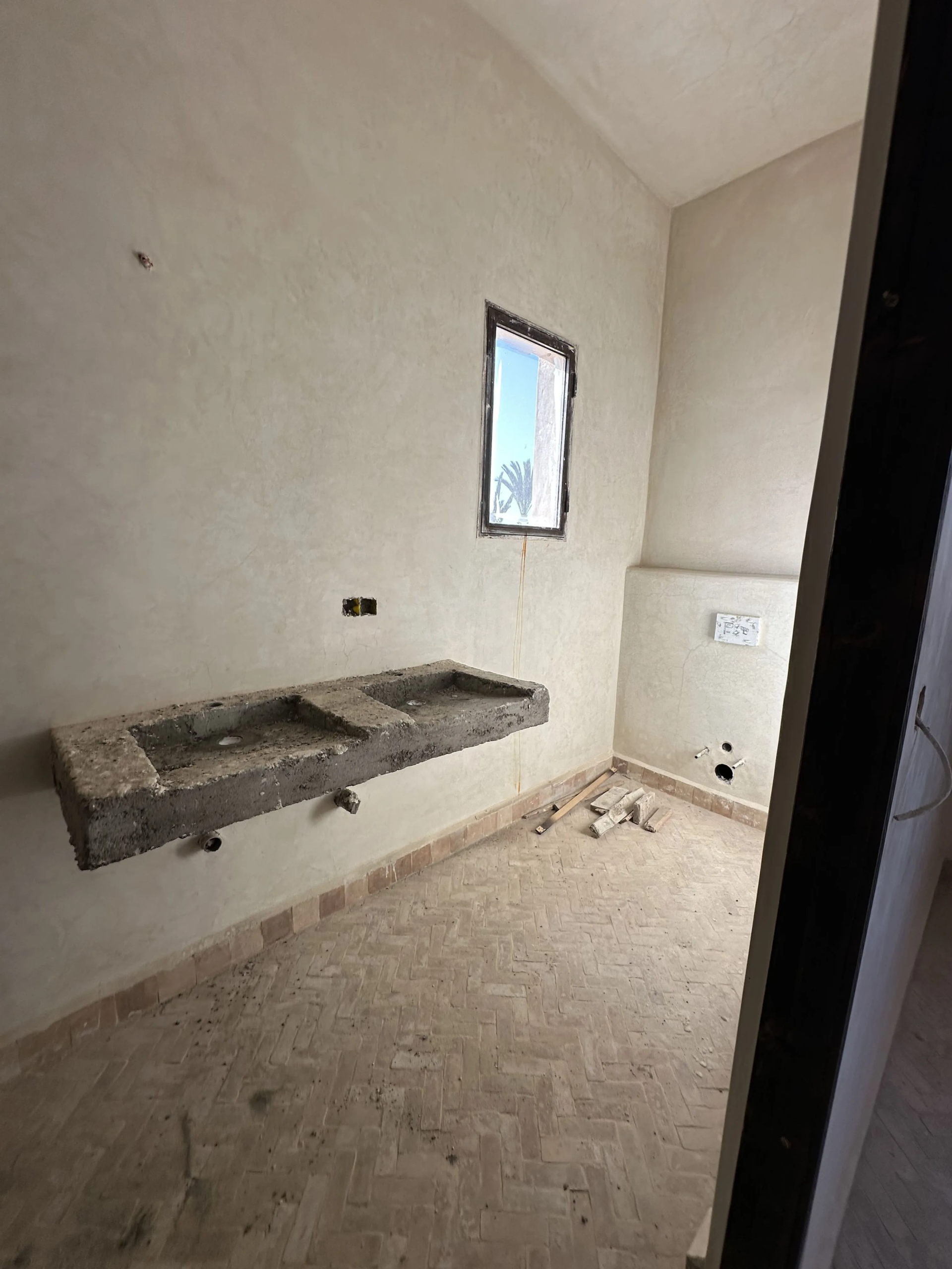 En-suite bathroom of a bedroom in the villa in Ghazoua
