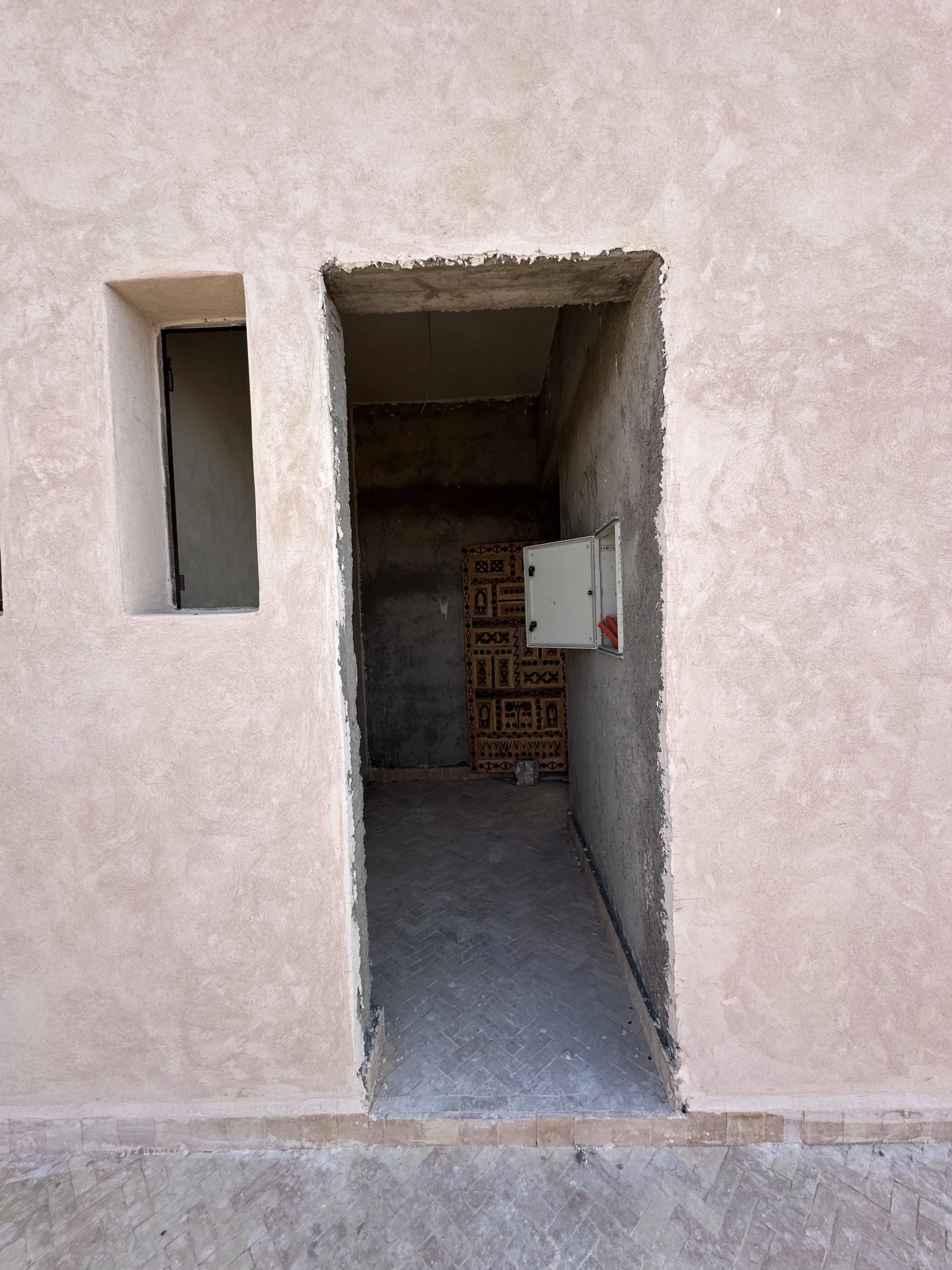 Entrance of the villa for sale in Ghazoua Essaouira