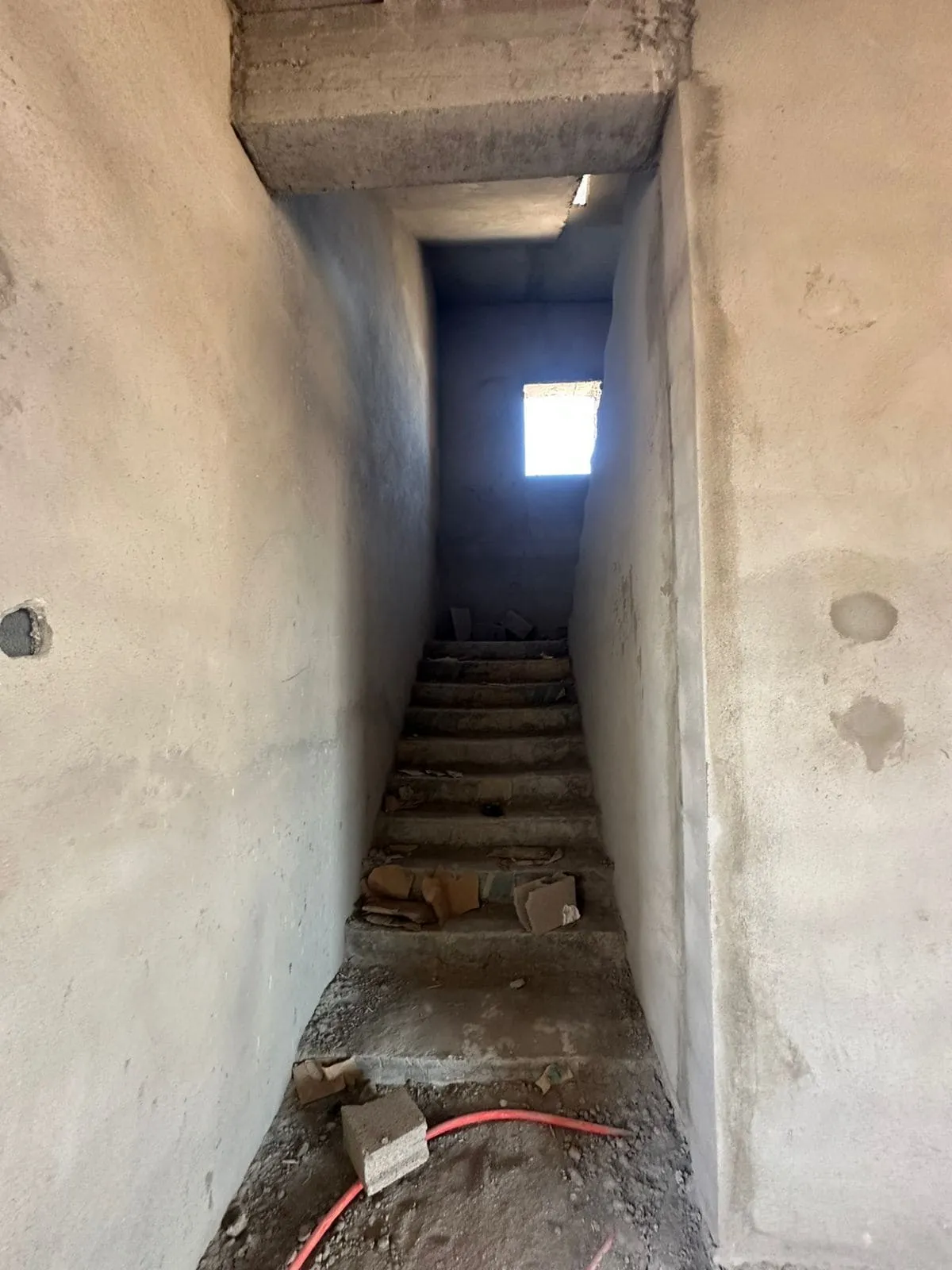 Interior staircase of the villa