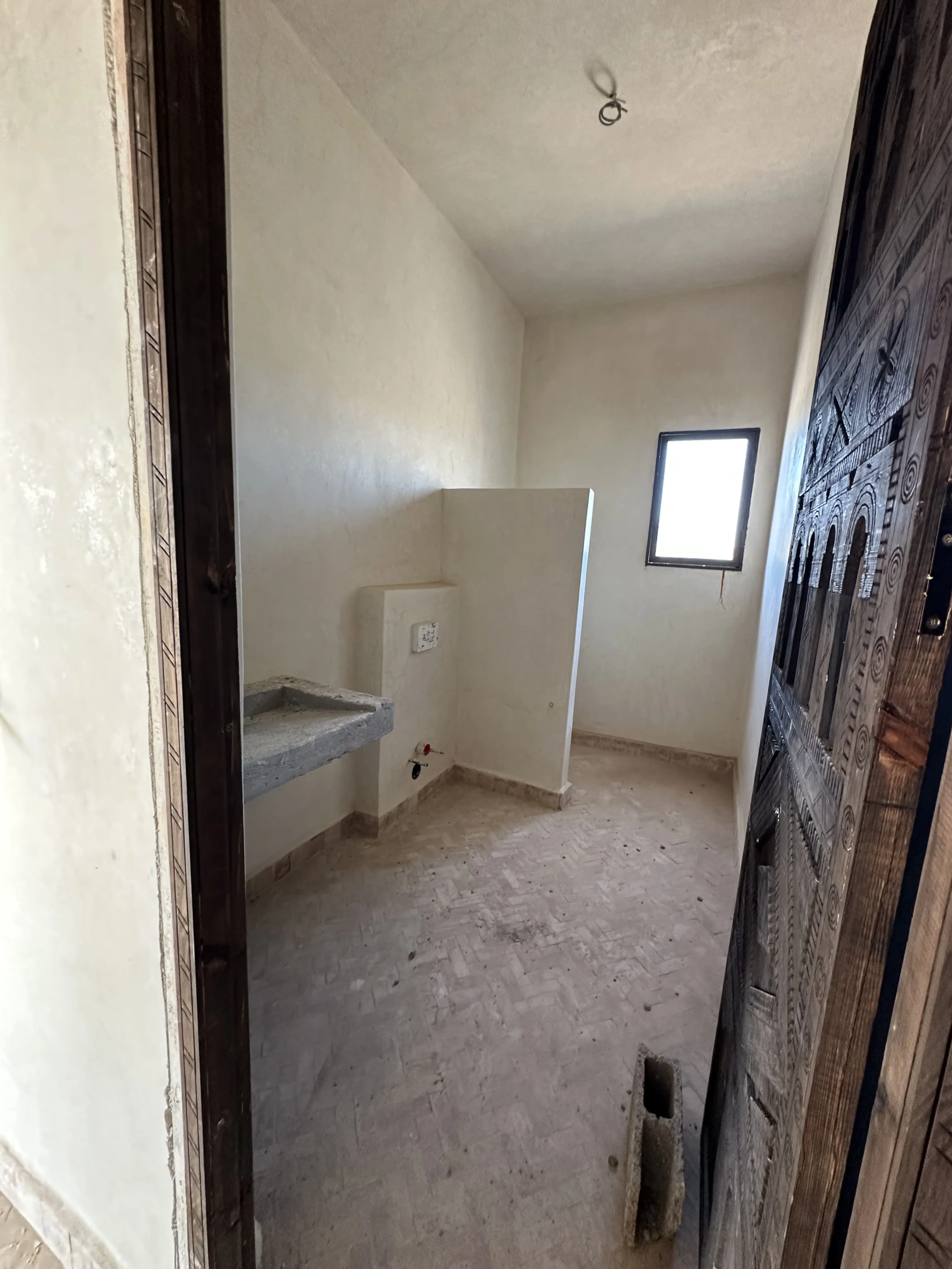 Modern bathroom of the villa for sale near Essaouira