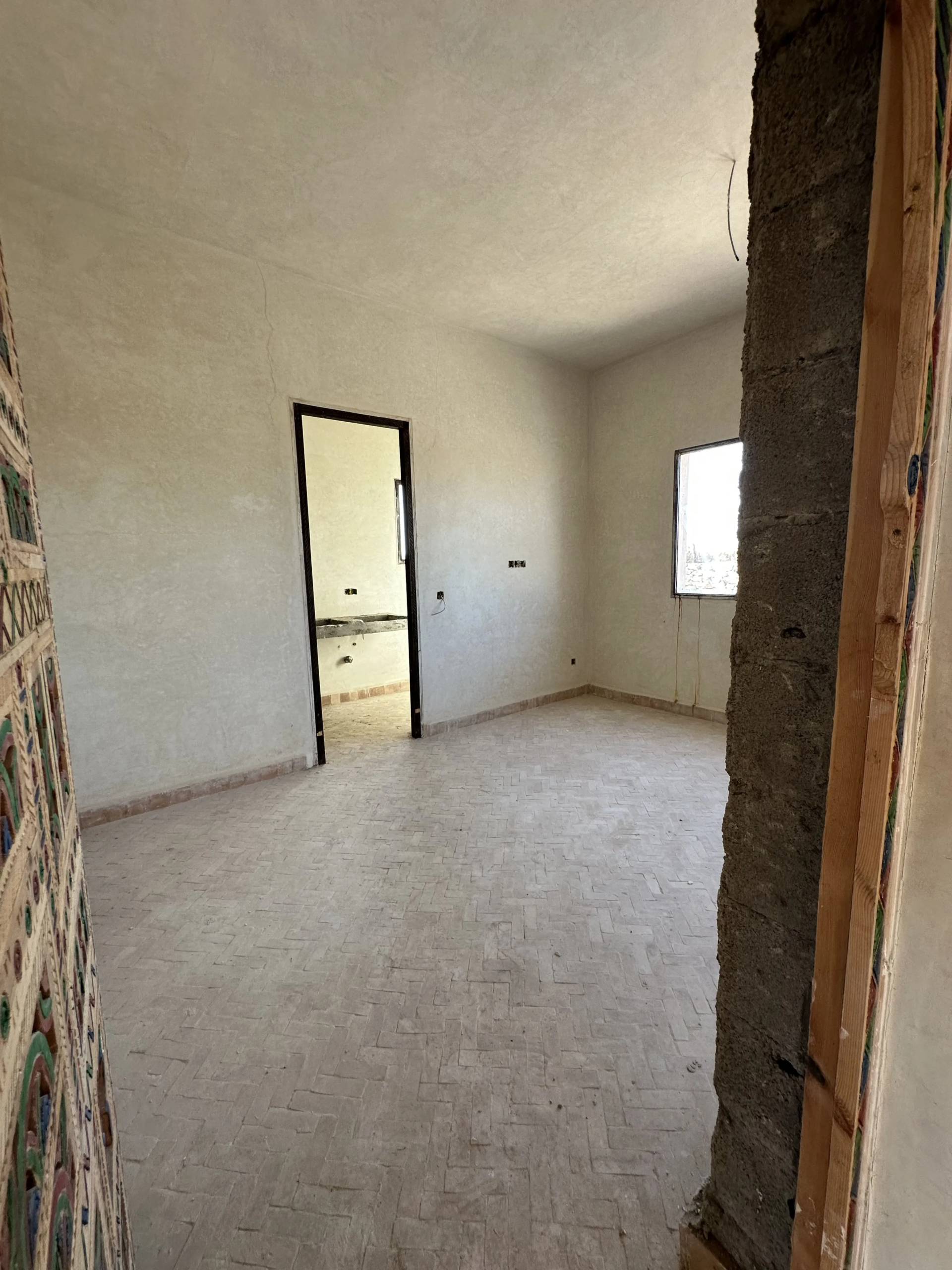 Villa bedroom with private bathroom in Ghazoua Essaouira
