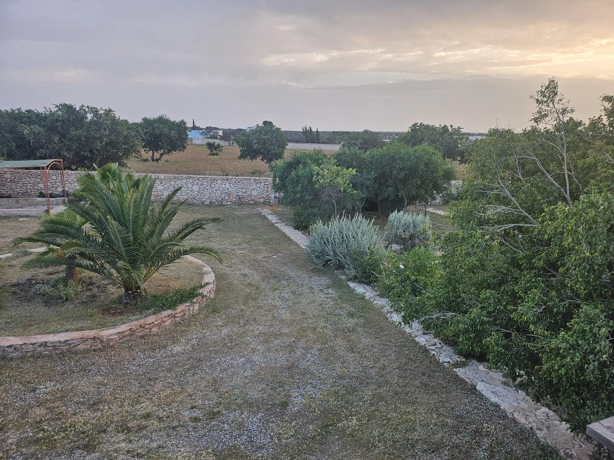 Natural landscape surrounding the stone villa near Sidi Kaouki