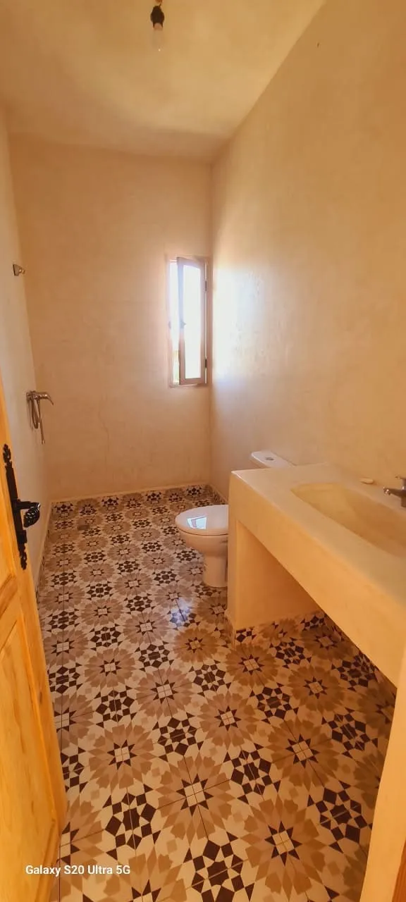 Salle de bain de la maison à louer à Ghazoua, près d’Essaouira